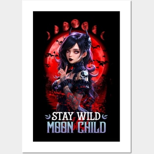 Stay Wild Moon Child Posters and Art